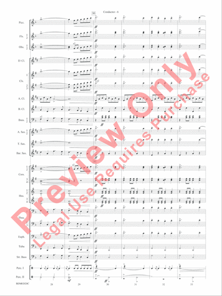 Golden Jubilee Concert Band scores gallery preview page 9