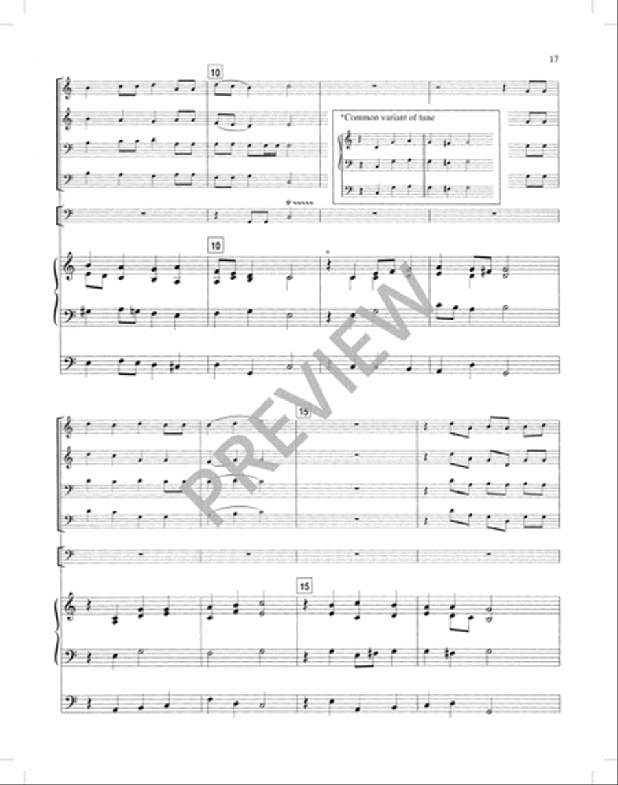 Festival Hymns for Organ, Brass, and Timpani - Volume 4, General Trombone scores gallery preview page 20