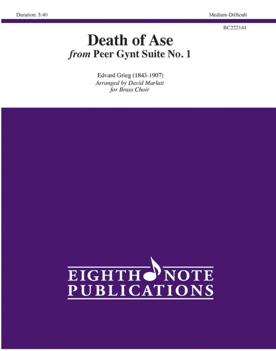 Death of Ase Small Ensemble scores gallery preview page 1