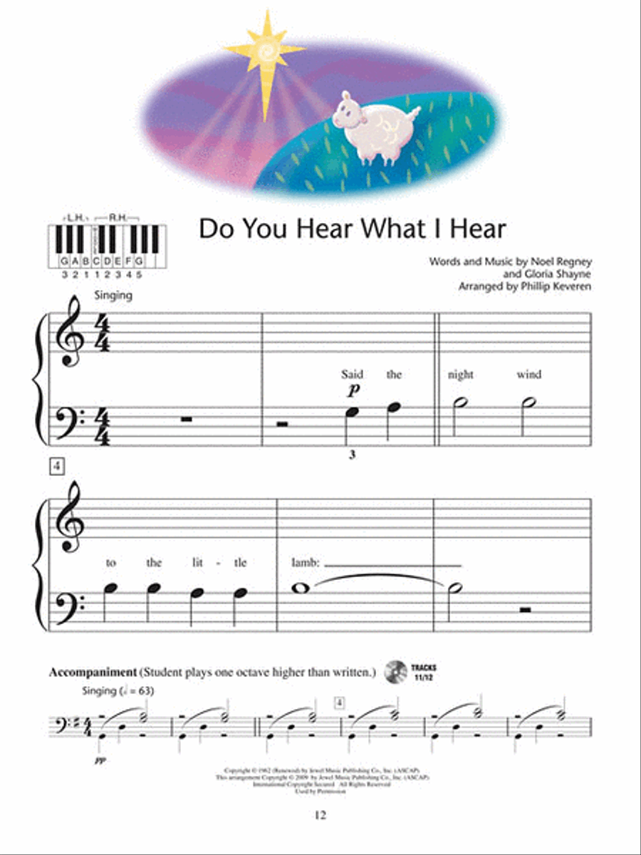 More Christmas Piano Solos - Level 1 Piano Method scores gallery preview page 5