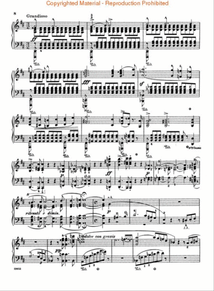 Sonata in B minor Piano Solo scores gallery preview page 3