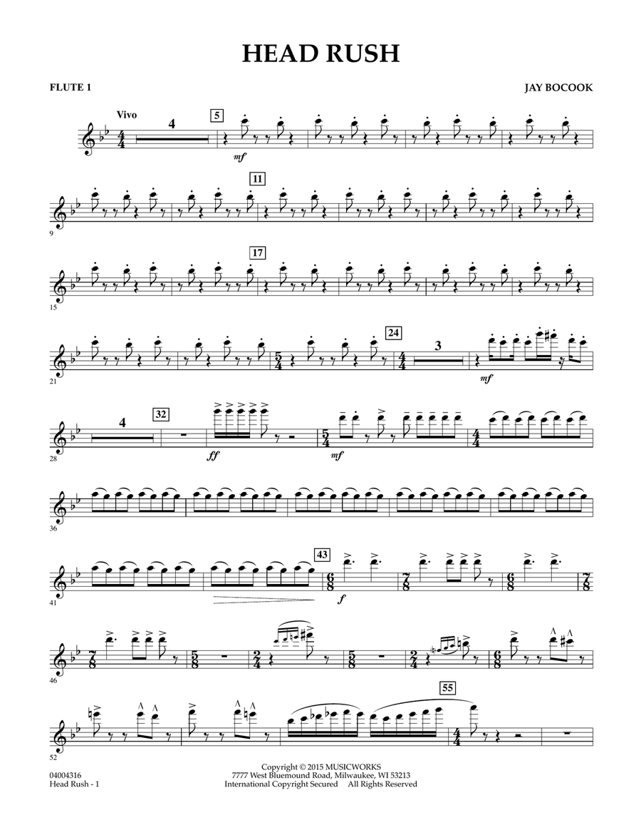Head Rush - Flute 1