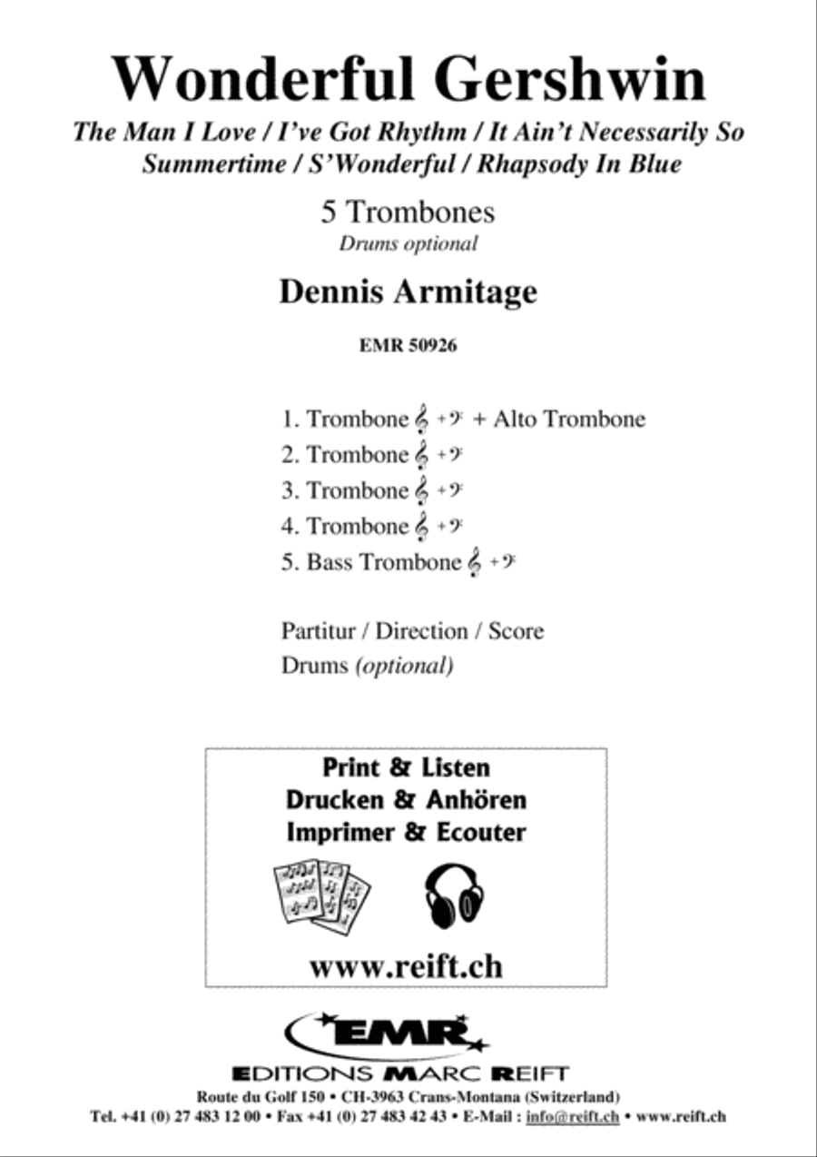 Wonderful Gershwin Wonderful Gershwin Trombone scores gallery preview page 2