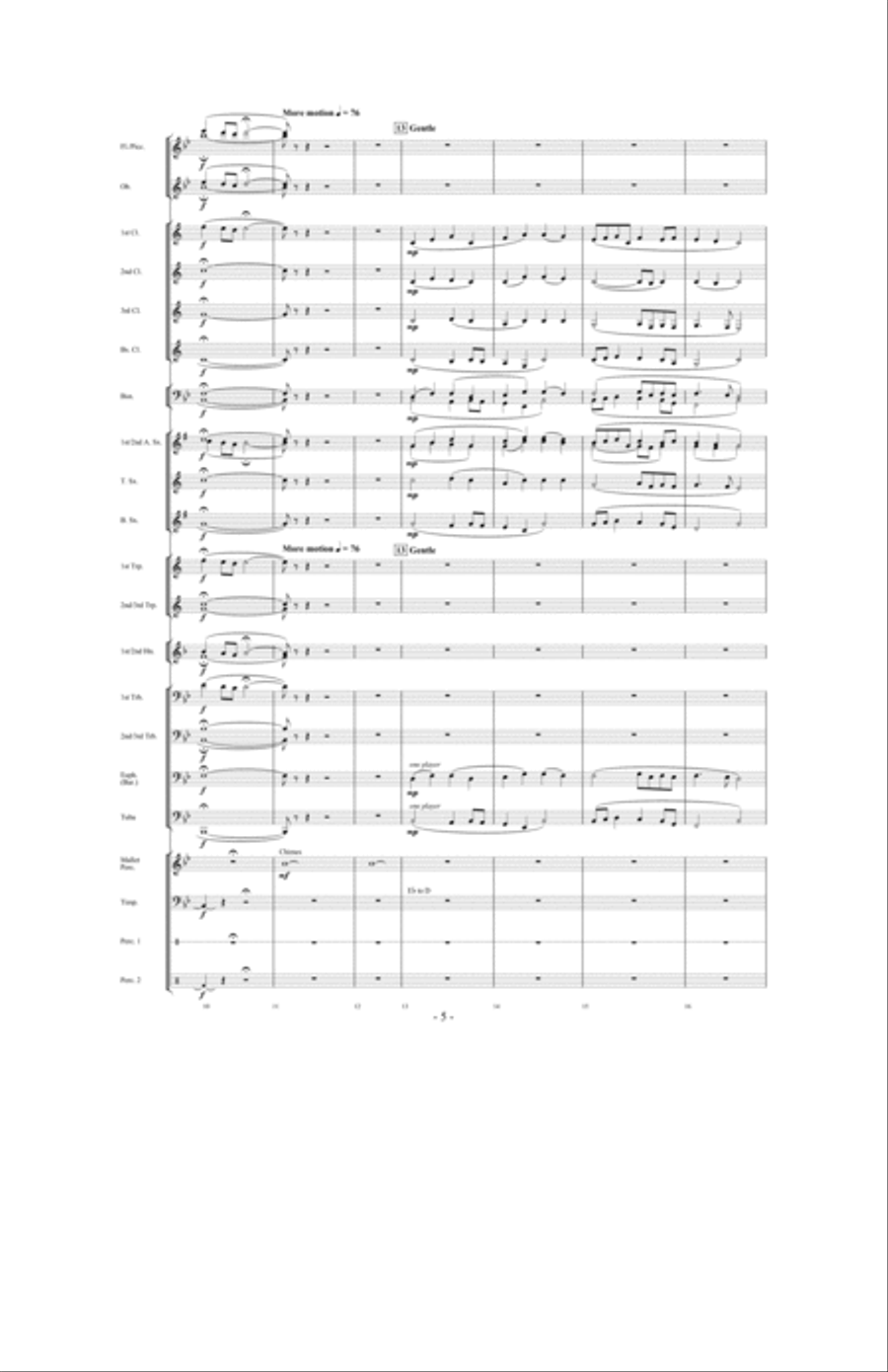 Raise Your Joys And Triumphs High Concert Band scores gallery preview page 4