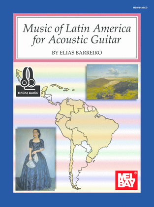 Book cover for Music of Latin America for Acoustic Guitar