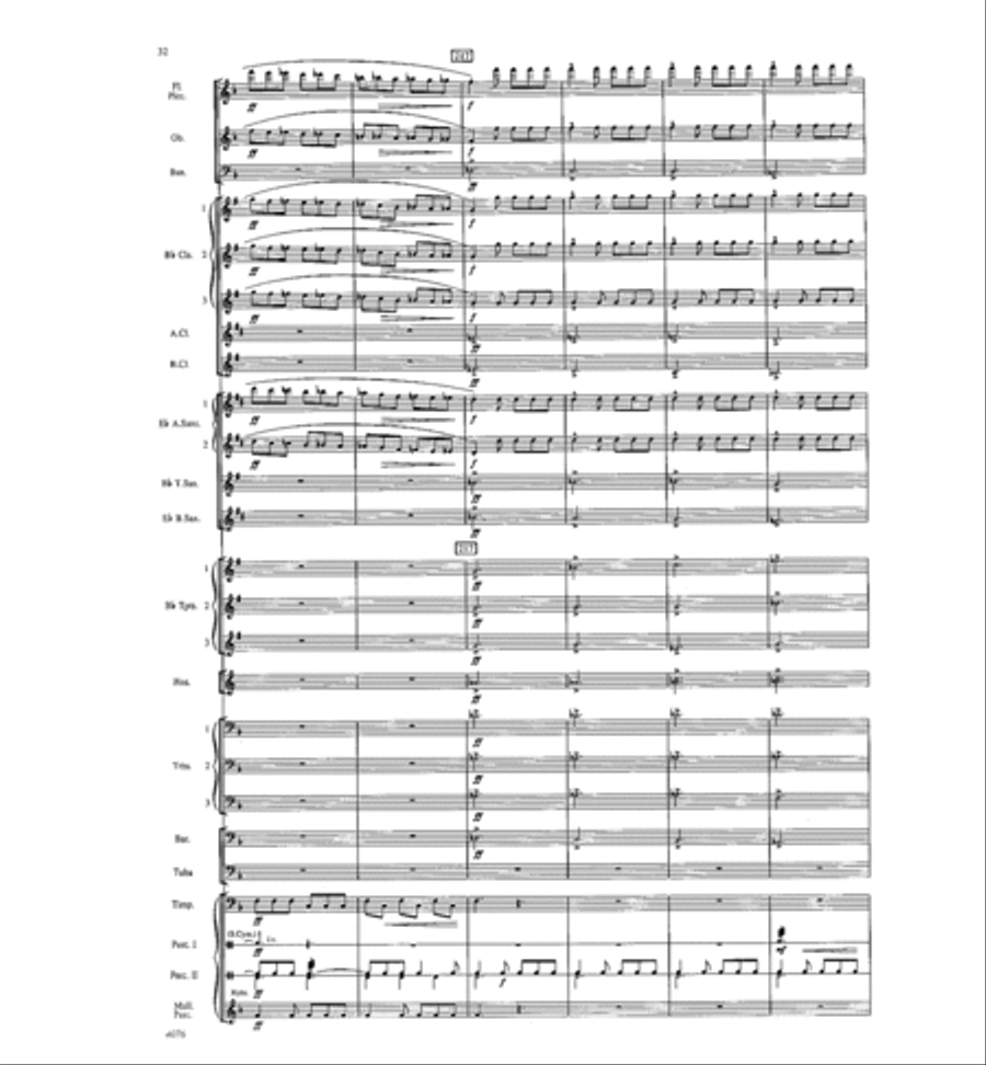 West Highlands Sojourn Concert Band scores gallery preview page 33