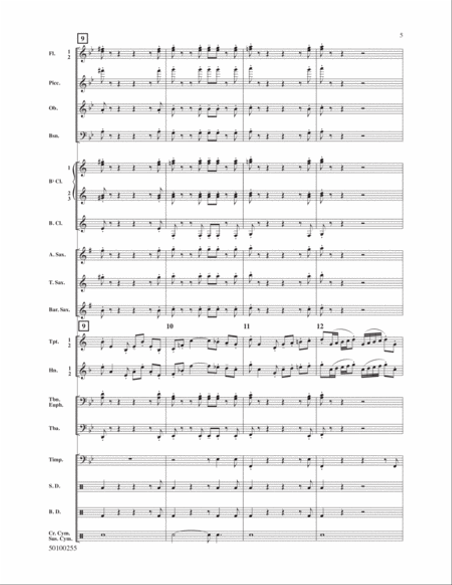 If You See Dolphins (You've Gone Too Far) Concert Band scores gallery preview page 3