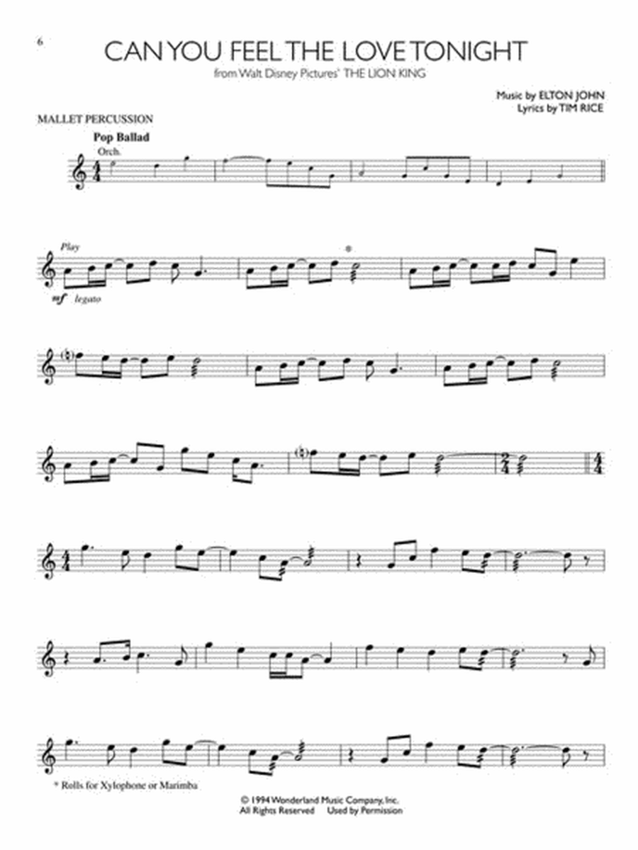 Disney Solos - Mallet Percussion image number null