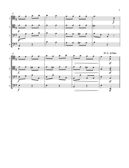 Scherzando for Cello Quartet image number null