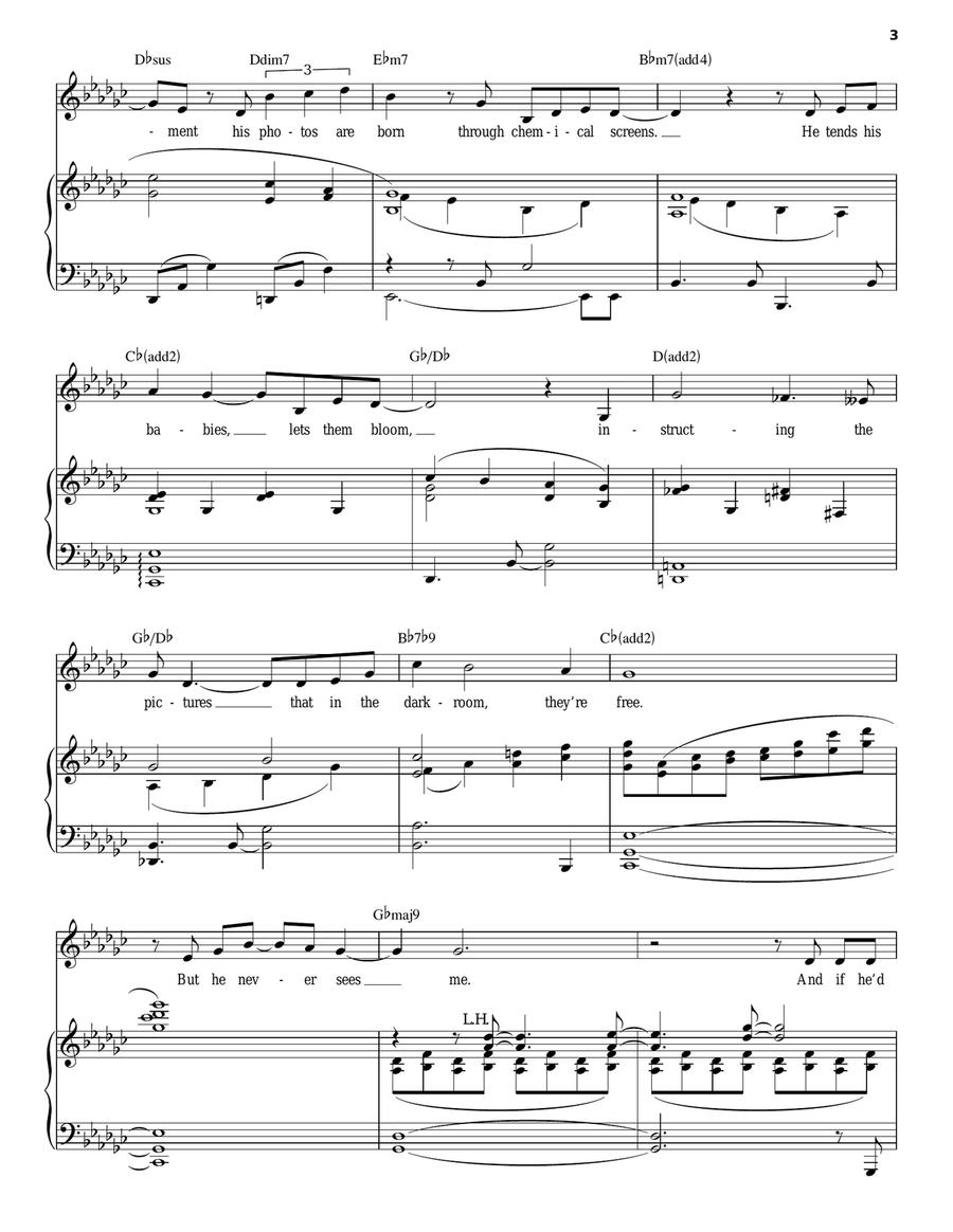 Life Is Not A Camera Piano, Vocal scores gallery preview page 3