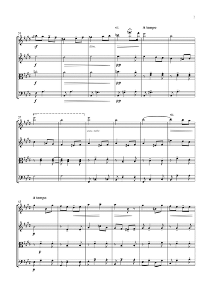 Salut D’amour (String Quartet) - Edward Elgar image number null