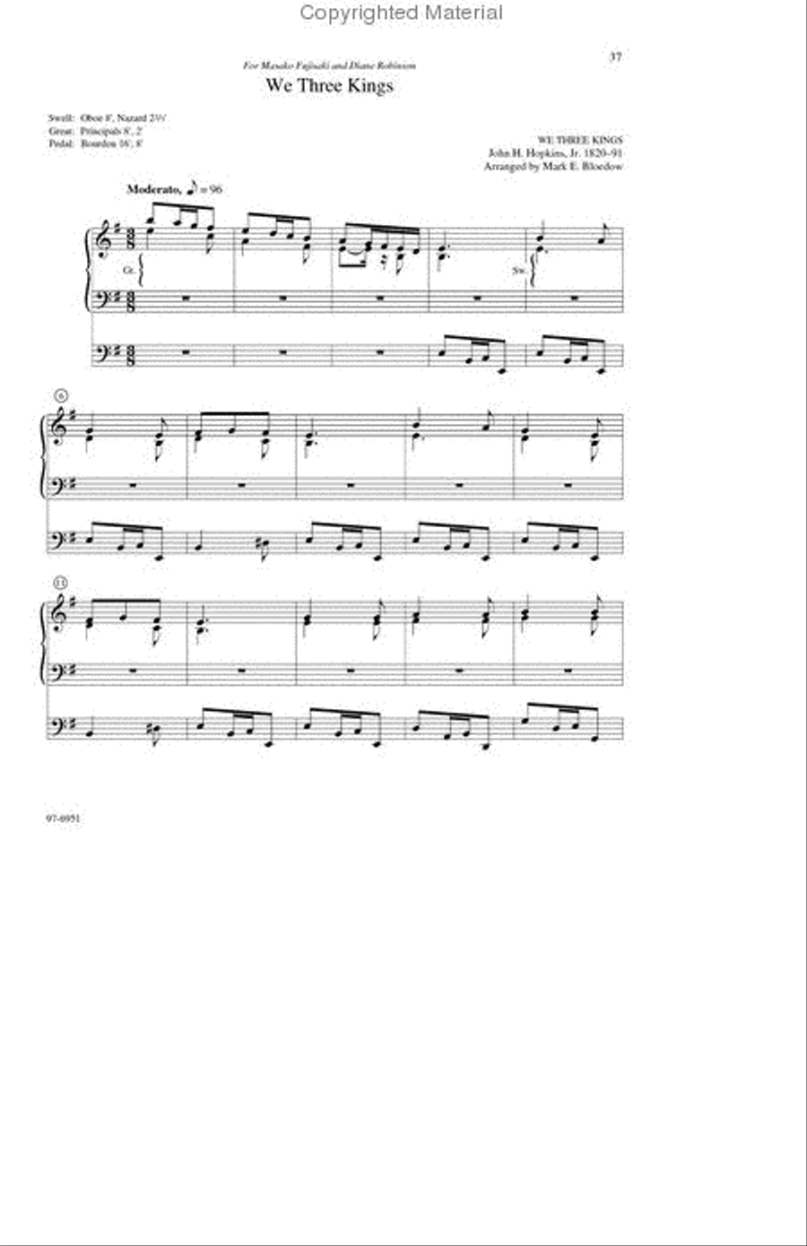 He Comes to Us Organ scores gallery preview page 9
