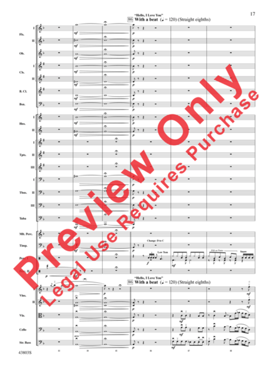 The Doors on Tour Full Orchestra scores gallery preview page 18