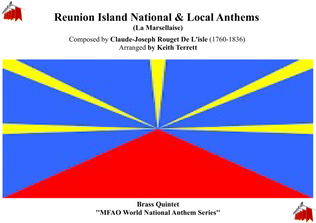 Reunion Island National & Local Anthems ''La Marsellaise'' & "P'tite fleur aimée" for Brass Quintet