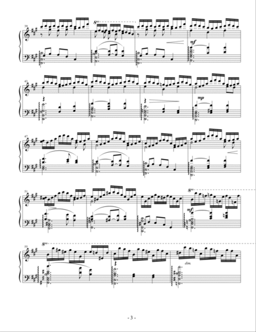 Silent Night Piano Solo scores gallery preview page 3