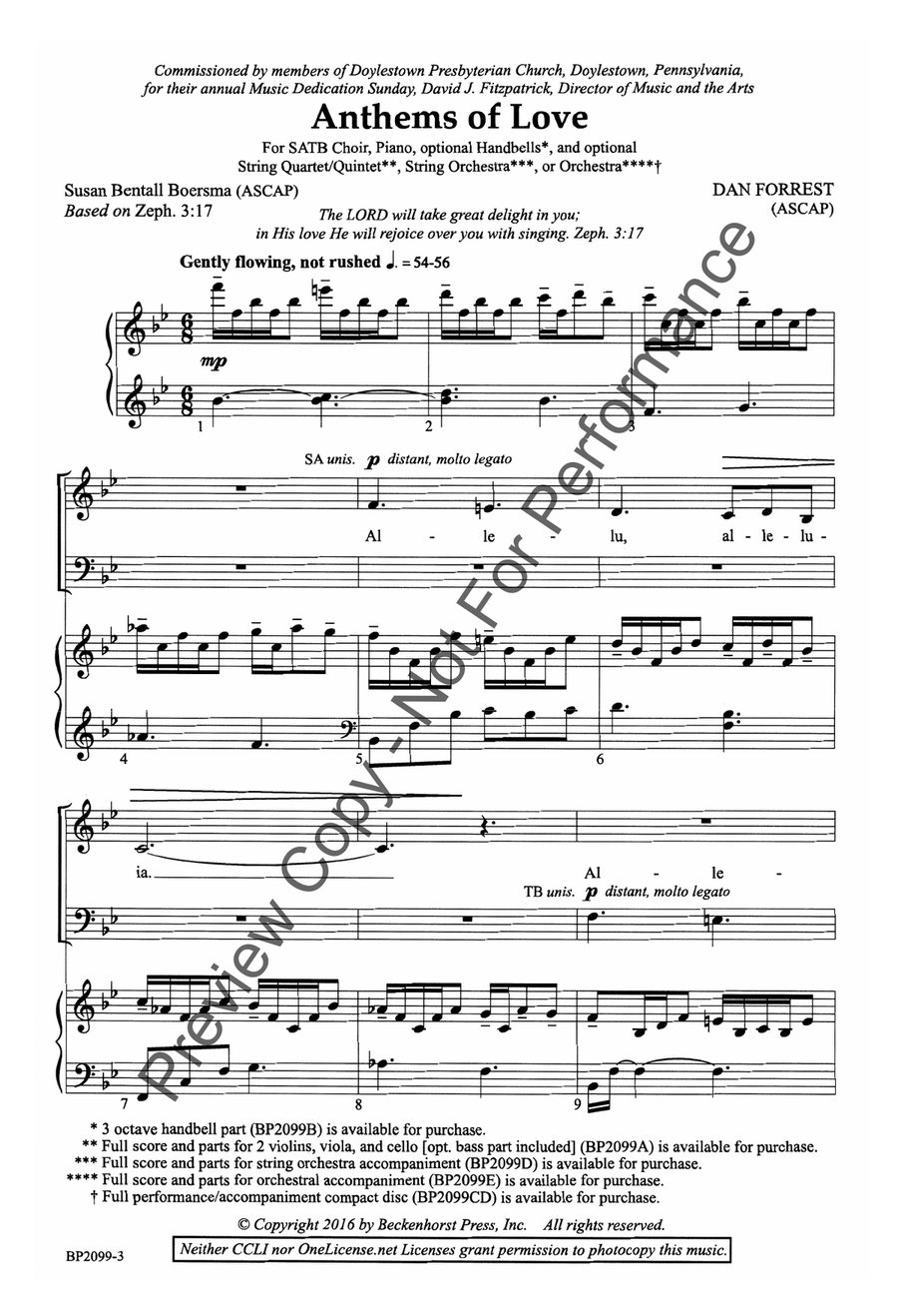 Anthems of Love Anthems of Love 4-Part scores gallery preview page 3