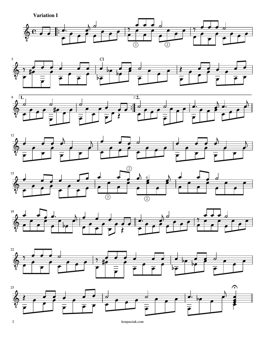 What A Wonderful World Acoustic Guitar scores gallery preview page 4