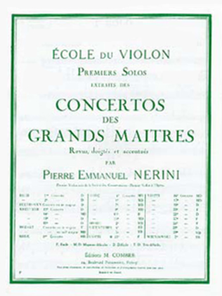 Concerto No. 13: solo no. 1