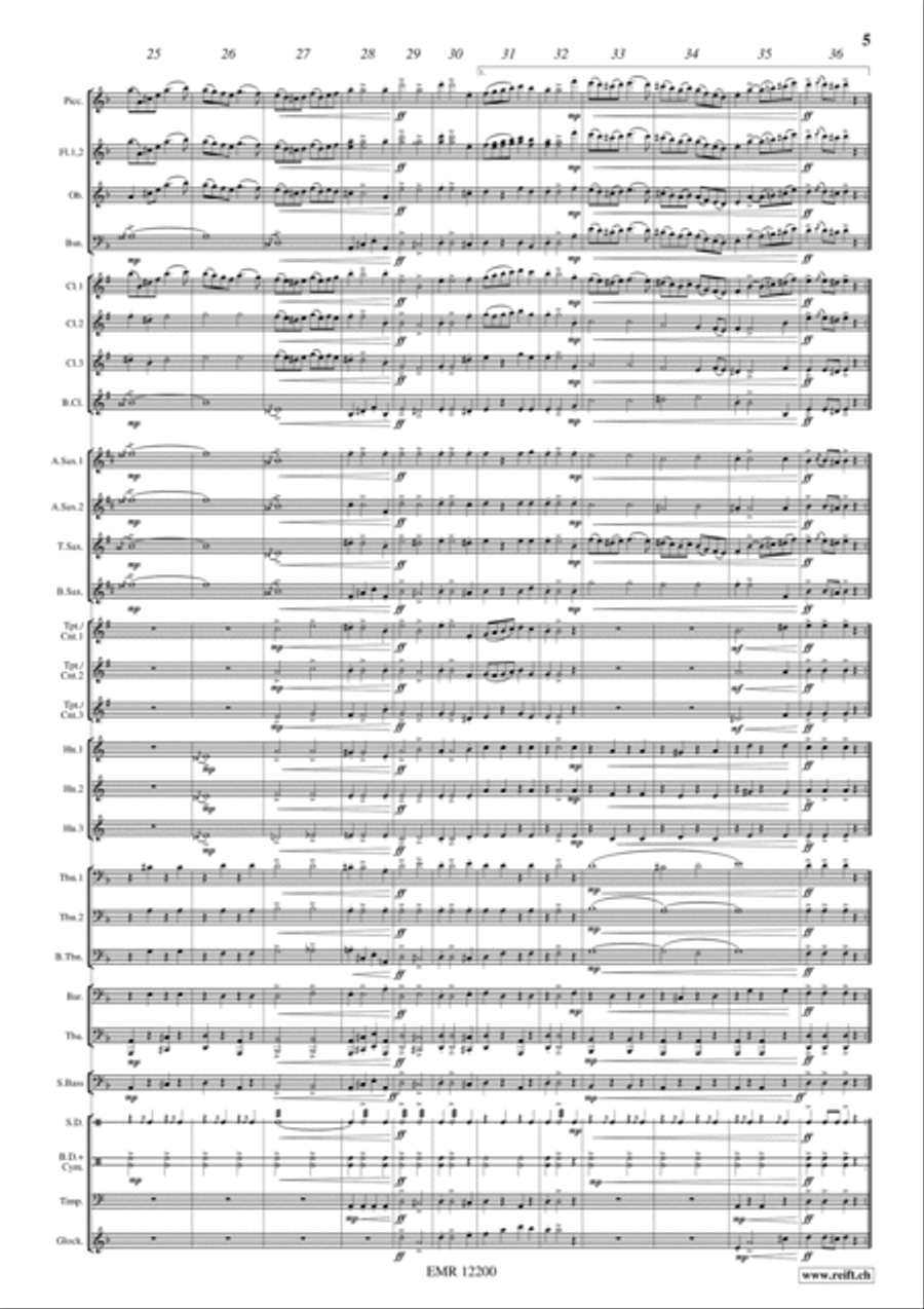Attila Concert Band scores gallery preview page 5