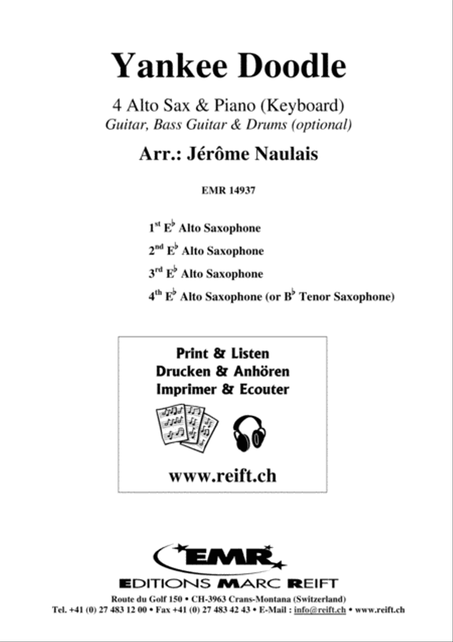 Yankee Doodle Yankee Doodle Alto Saxophone scores gallery preview page 2