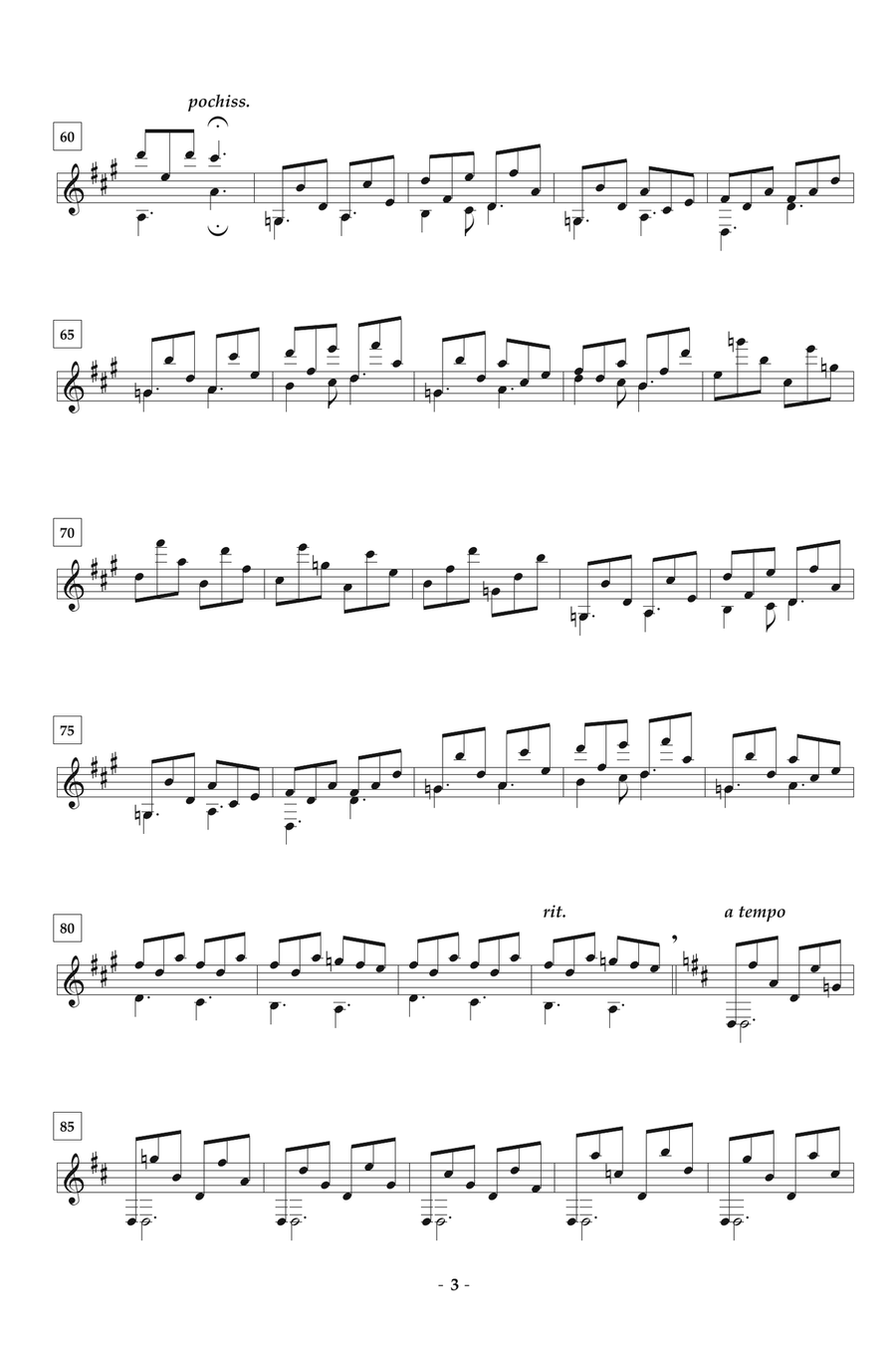 A Closed World Of Fine Feelings And Grand Design Acoustic Guitar scores gallery preview page 3