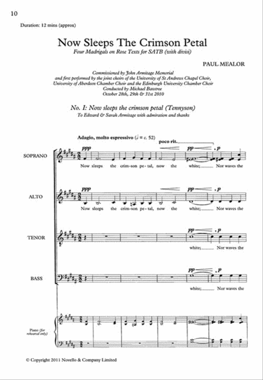 A Tender Light 4-Part scores gallery preview page 2