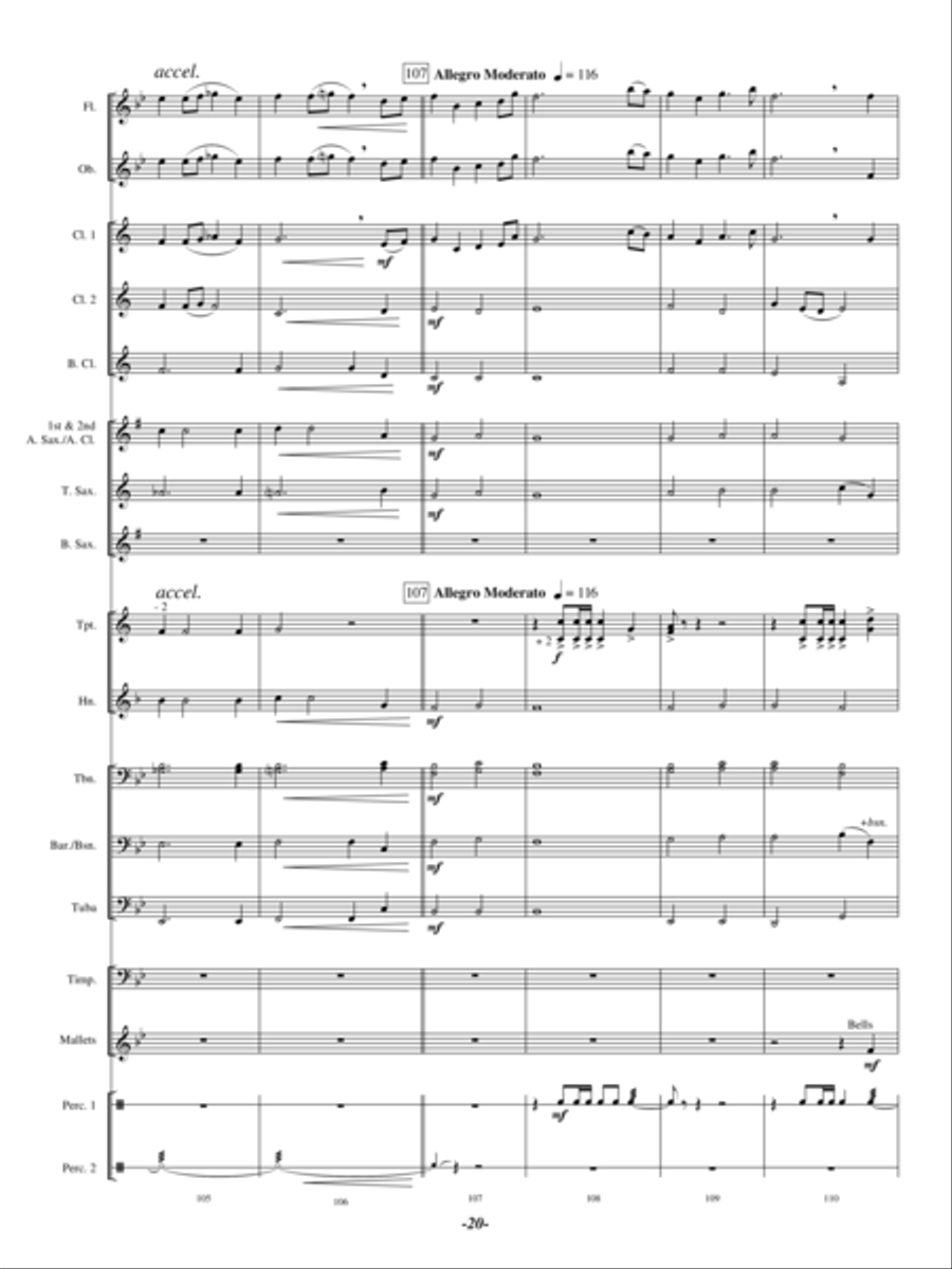 Whispering Ridge Whispering Ridge Concert Band scores gallery preview page 19