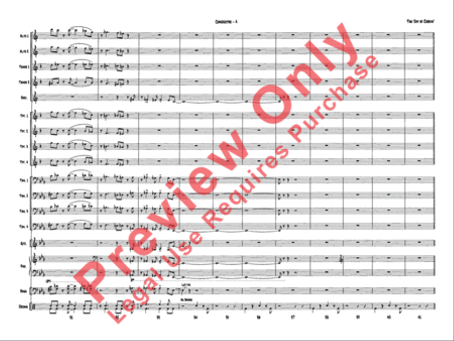 The Joy of Cookin' Jazz Ensemble scores gallery preview page 7