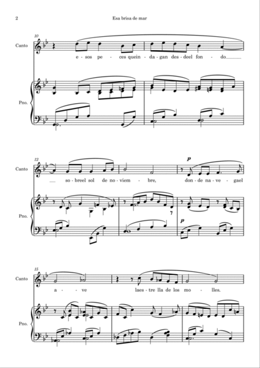 Dos canciones norteñas Dos canciones norteñas Voice scores gallery preview page 6