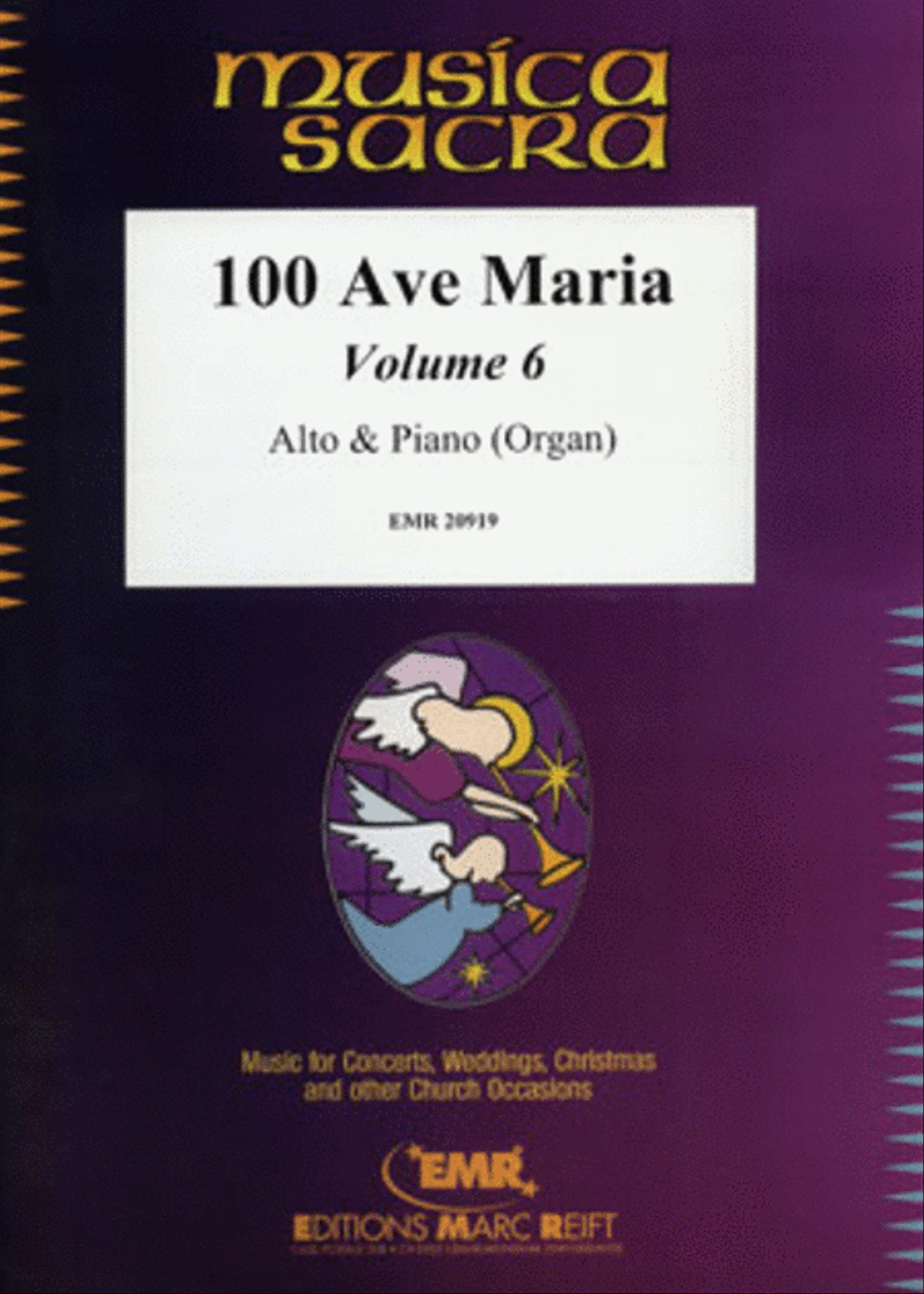 100 Ave Maria Volume 6 Alto Voice scores gallery preview page 1