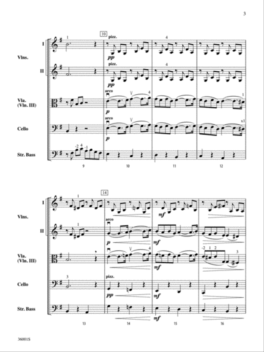 Pavane Pavane String Orchestra scores gallery preview page 3