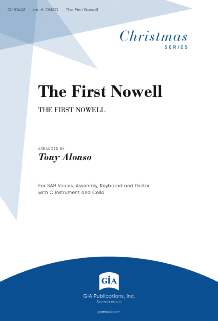 The First Nowell - Instrument edition