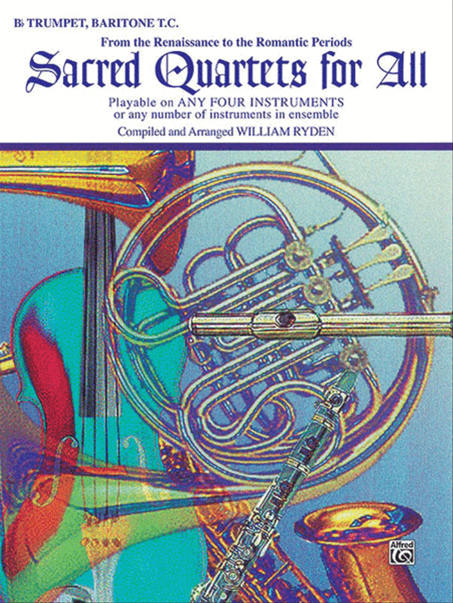 Sacred Quartets for All (From the Renaissance to the Romantic Periods) Small Ensemble scores gallery preview page 1