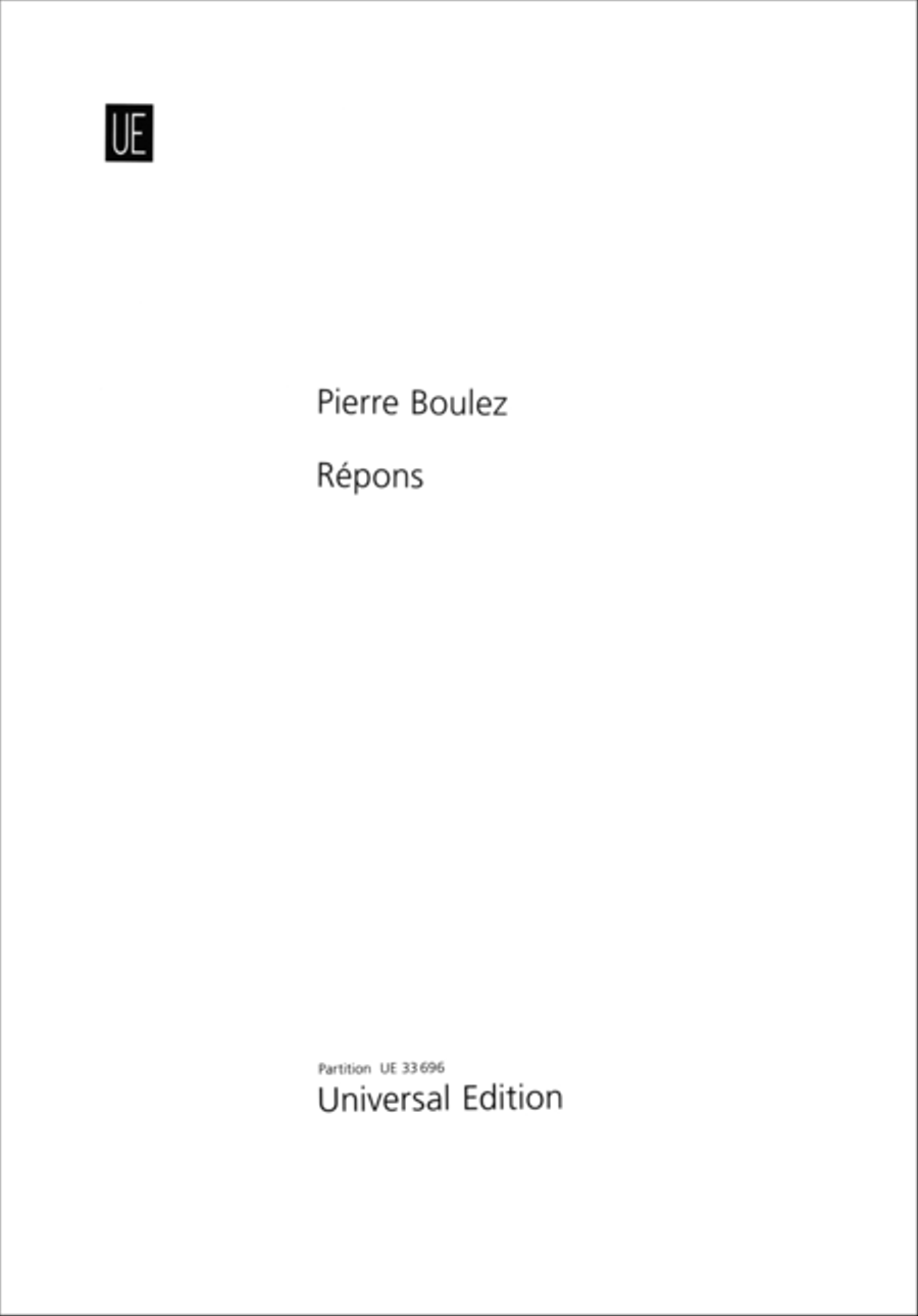 Repons Large Ensemble scores gallery preview page 1