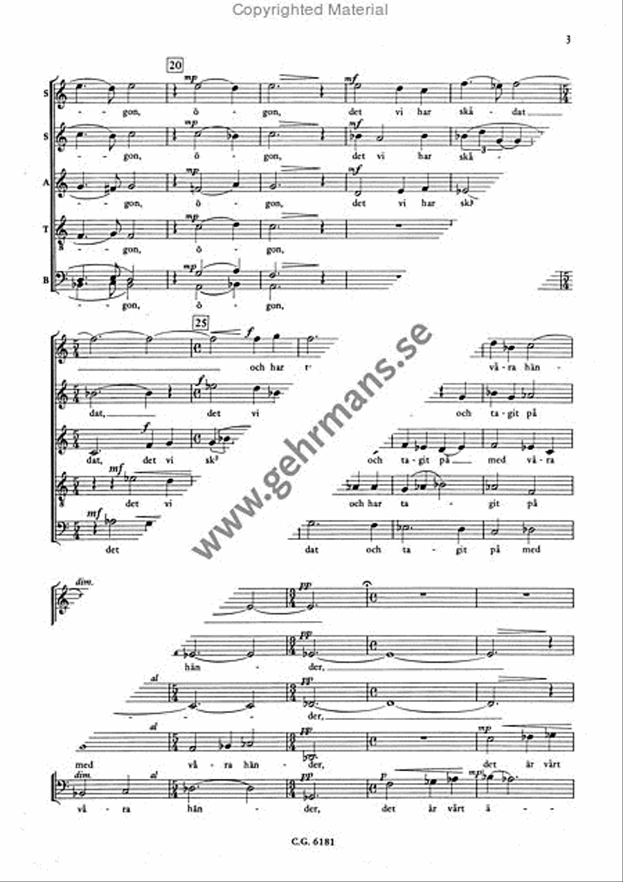 Livets ord SSATB scores gallery preview page 3