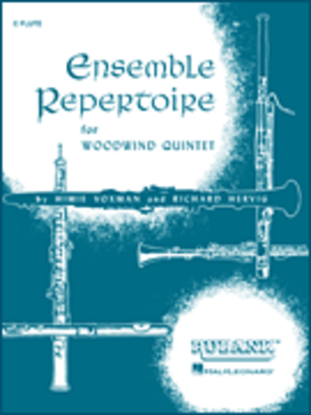 Ensemble Repertoire For Woodwind Quintet - B Flat Bass Clarinet (Alternate For Bassoon)