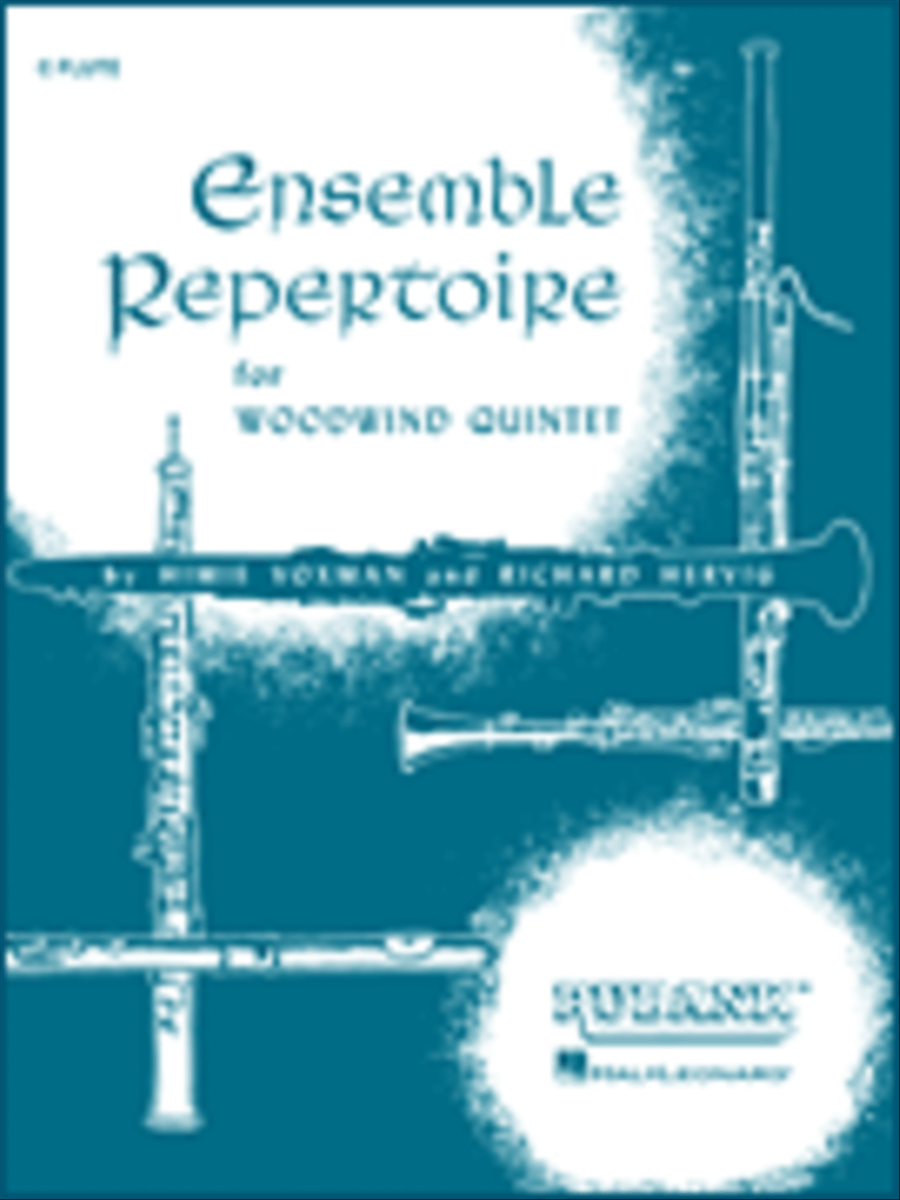 Ensemble Repertoire for Woodwind Quintet Woodwind Quintet scores gallery preview page 1