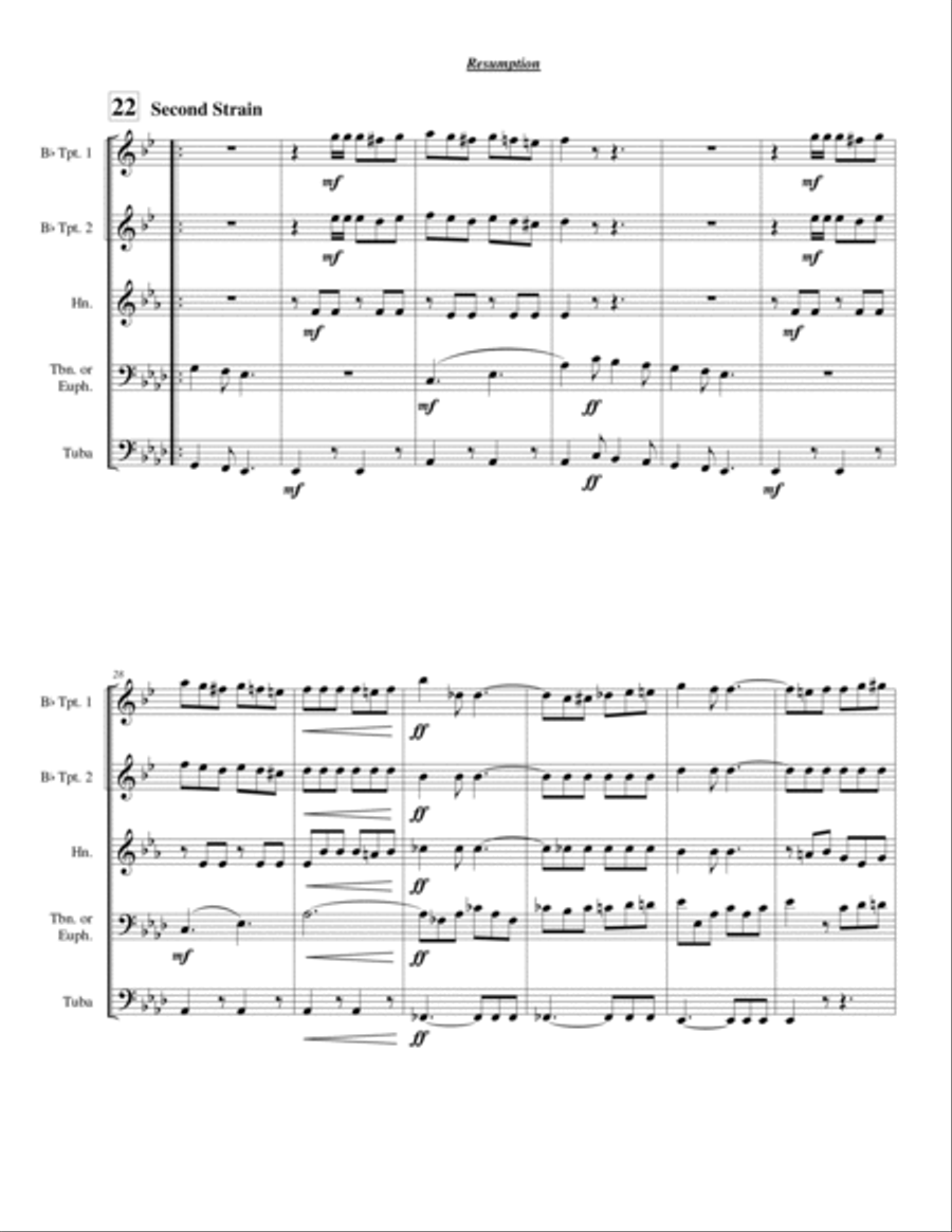 Resumption Resumption Chamber Music scores gallery preview page 5