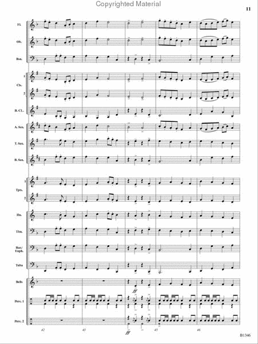 Pride and Purpose Concert Band scores gallery preview page 10