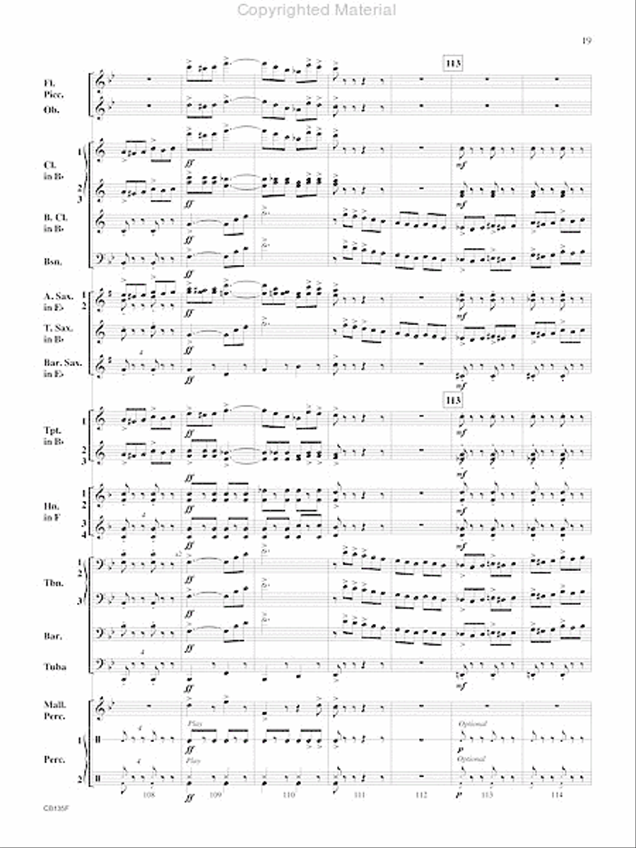 The President's March Concert Band scores gallery preview page 20