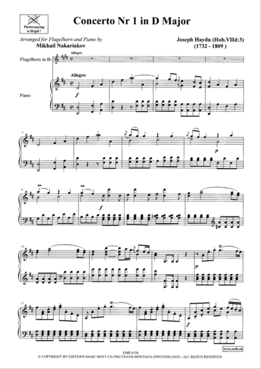 Concerto No. 1 Flugelhorn scores gallery preview page 14
