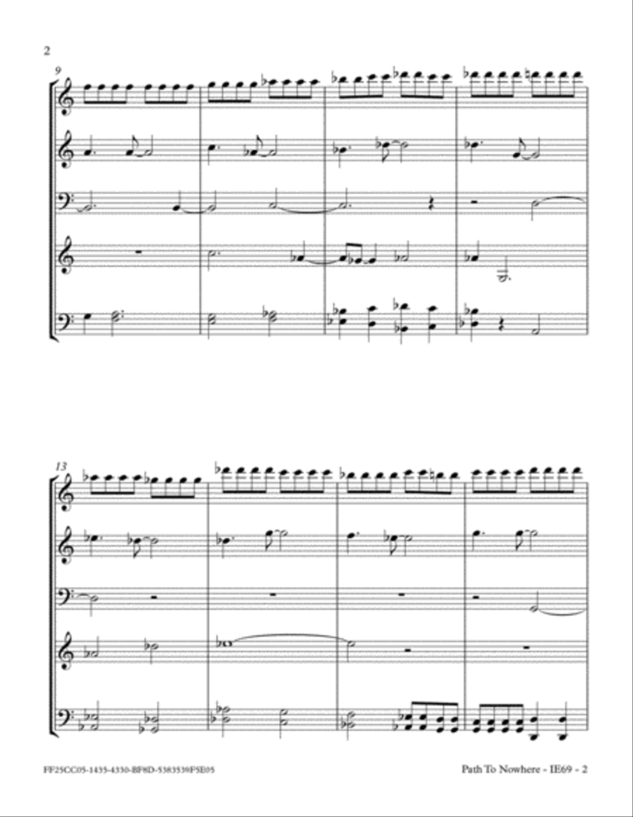 Path To Nowhere Small Ensemble scores gallery preview page 2