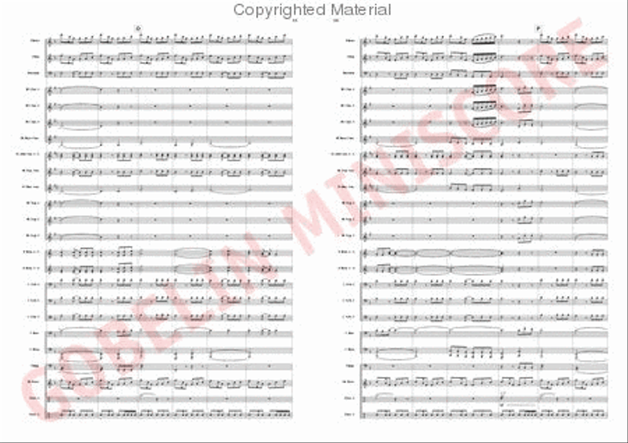 Land of Legends Concert Band scores gallery preview page 28