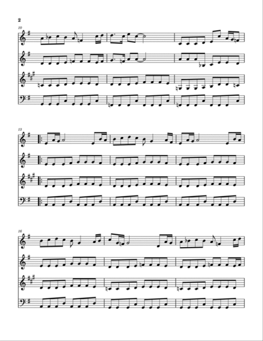 Treasure Of San Miquel Treasure Of San Miquel Woodwind Quartet scores gallery preview page 3