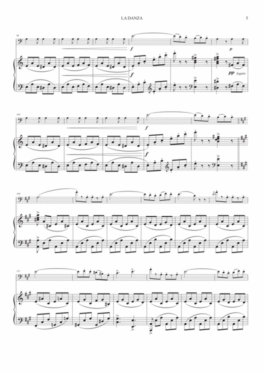 La Danza (Neapolitan Tarantella) for Bassoon and Piano image number null