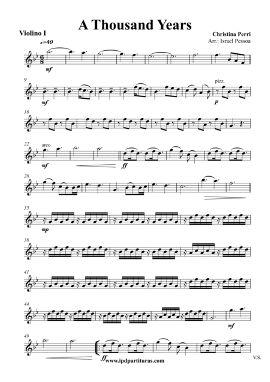 25 Arranjos para Quarteto de Cordas - Livro 1 String Quartet scores gallery preview page 3