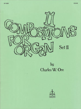 Book cover for Eleven Compositions for Organ, Set II