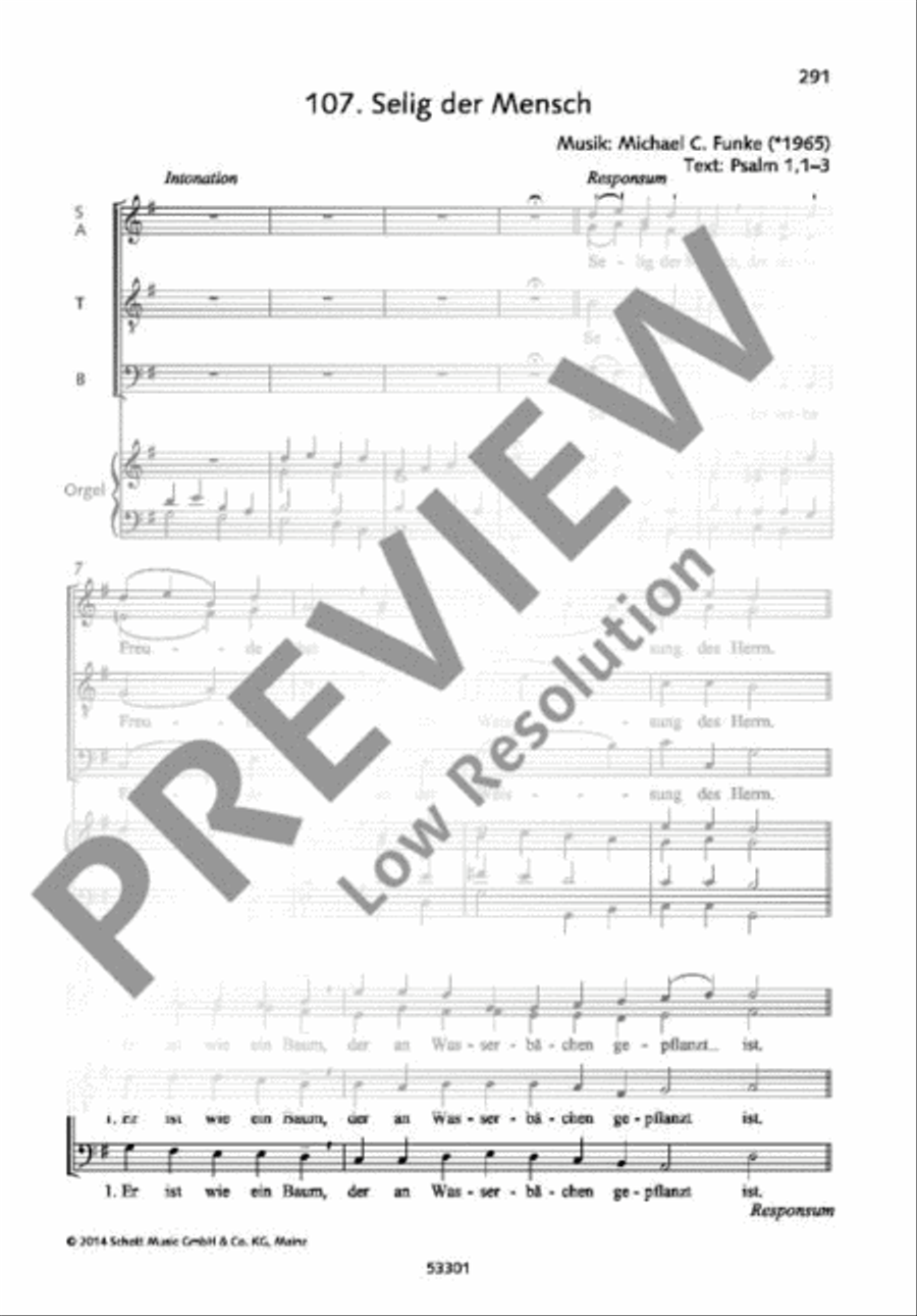 Selig der Mensch Mixed Choir scores gallery preview page 2
