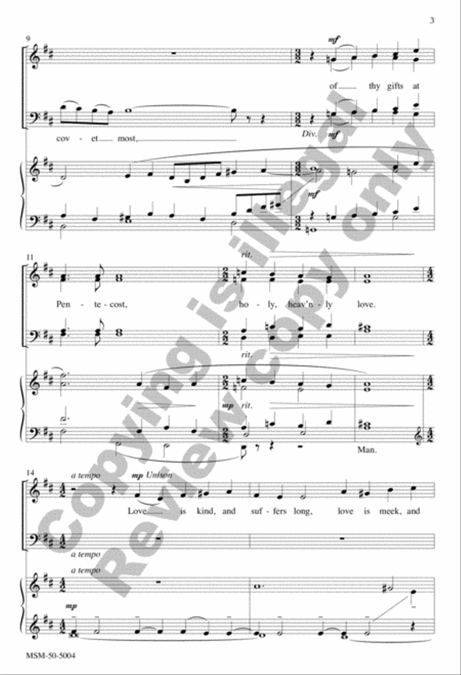 Love Love 4-Part scores gallery preview page 3