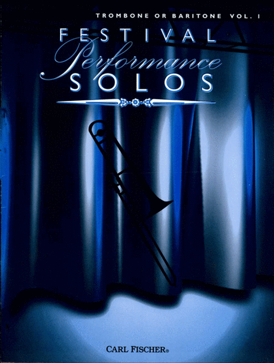 Festival Performance Solos - Volume 1 (Trombone/Baritone) Baritone Horn scores gallery preview page 1